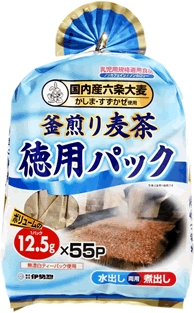 釜煎り麦茶 徳用パック55P